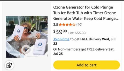 Ozone Generator for Cold Plunge Tub