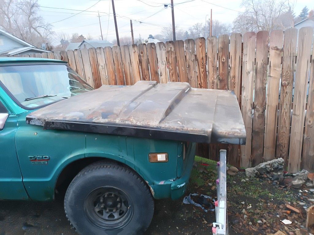 Square Body Truck Cowl Hood