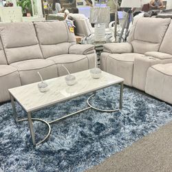 Gorgeous Grey Power Reclining Sofa&Loveseat Furniture Available Now $1499