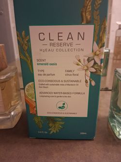 Clean reserve H2 eau collection perfume