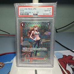 One Piece TCG PSA 10 Nami Sp (Japanese)