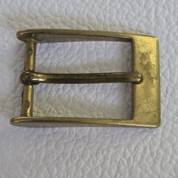 Solid Brass Belt Buckle. Made in Italy.