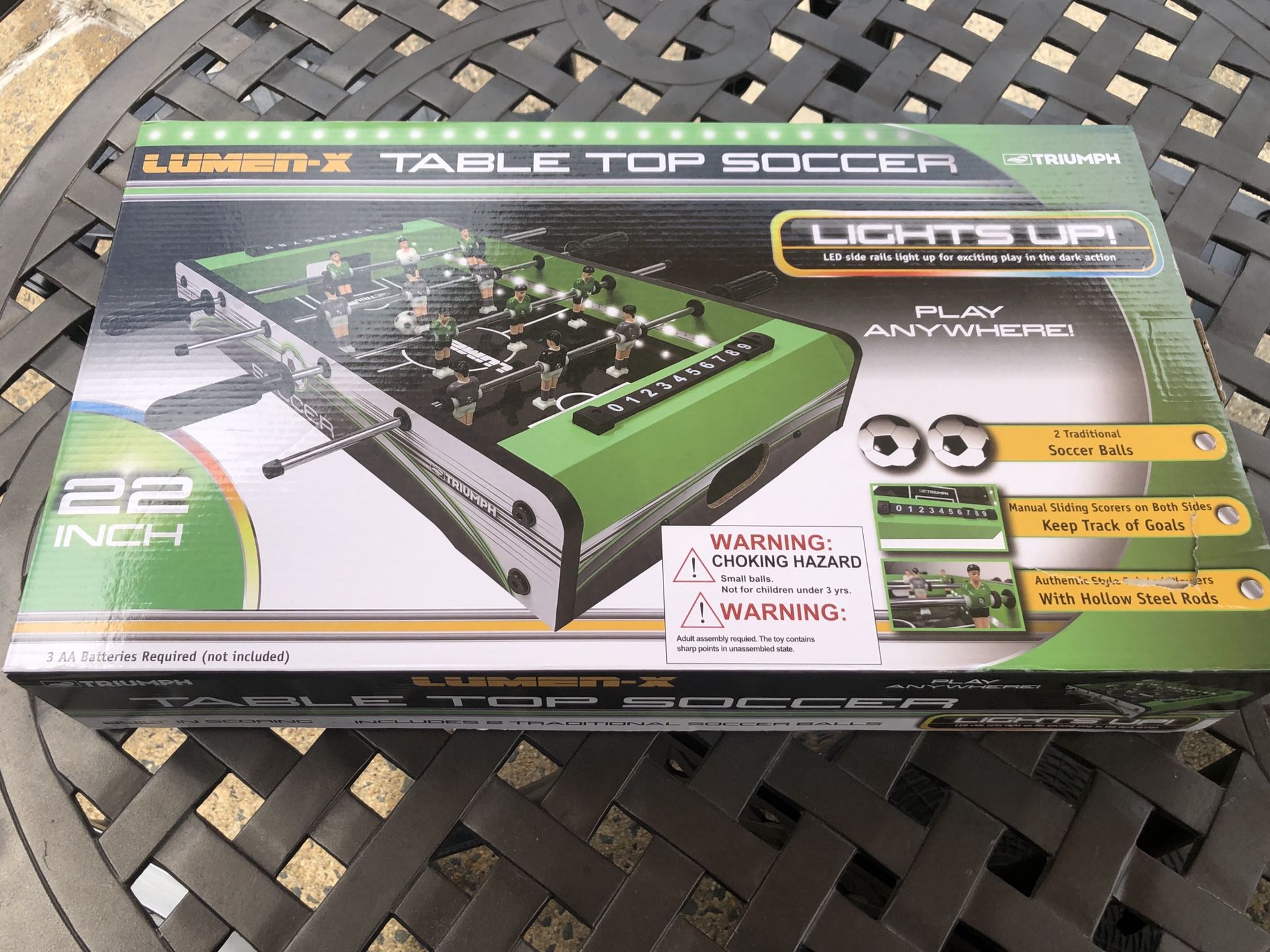 Triumph 22" Lumen-X LED Tabletop Soccer