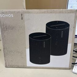 SONOS Era 100 - Wireless Smart Speaker 2-Pack Bundle w/ Bluetooth, Black