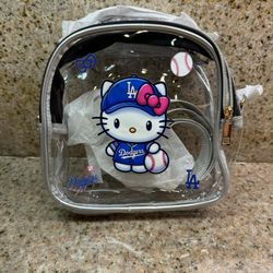 New. Clear Stadium Bags. Dodgers / Hello Kitty 