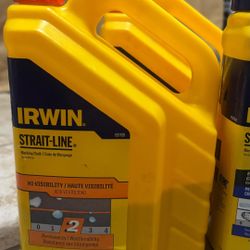 Polvo Pintura Para chalk line Irwin Strait Line Powder paint to mark concrete