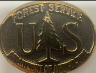 Vintage US Forest Service Belt Buckle