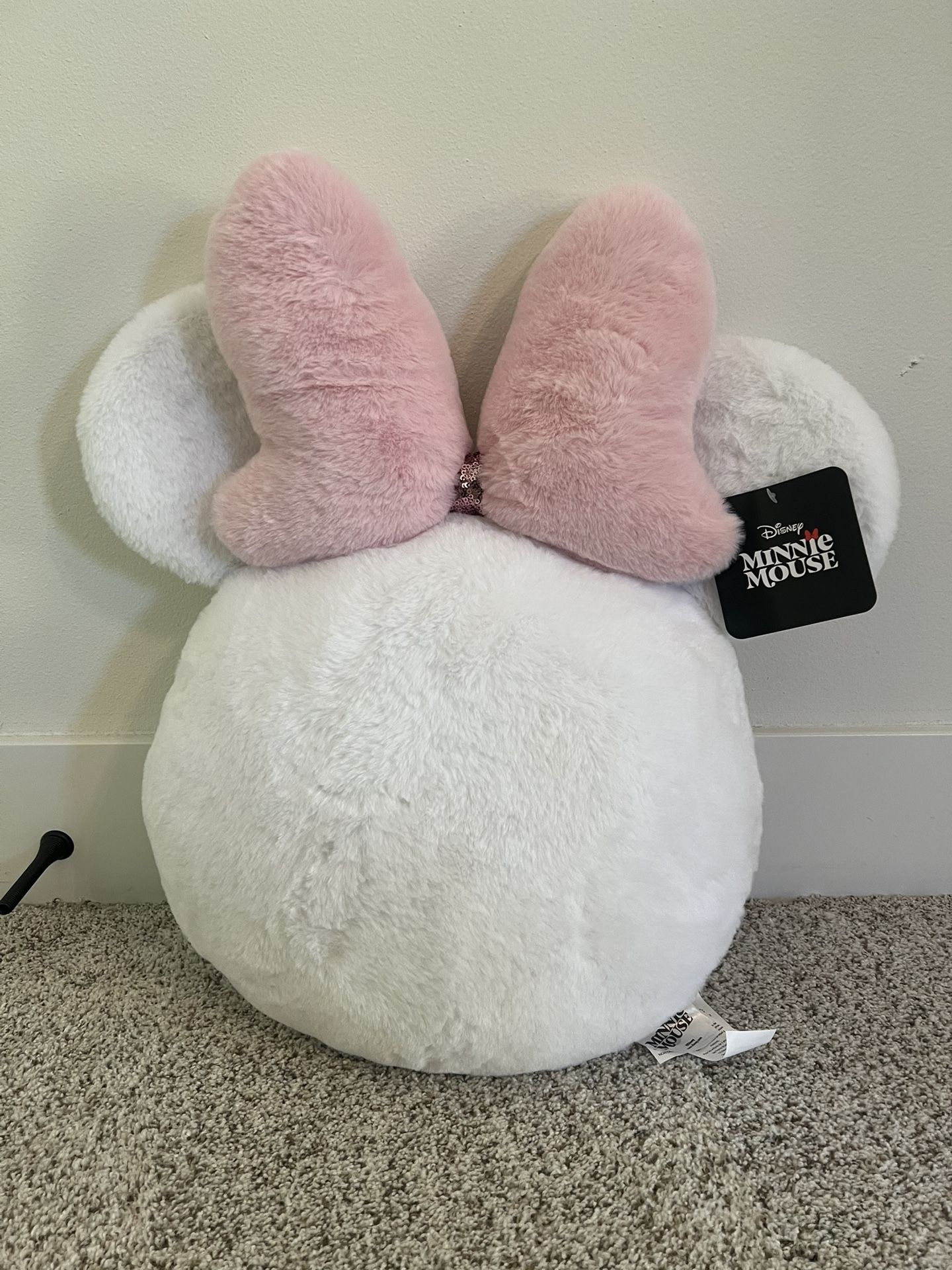 Plush Mini Mouse Pillow 19in, NWT