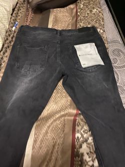 purple jeans