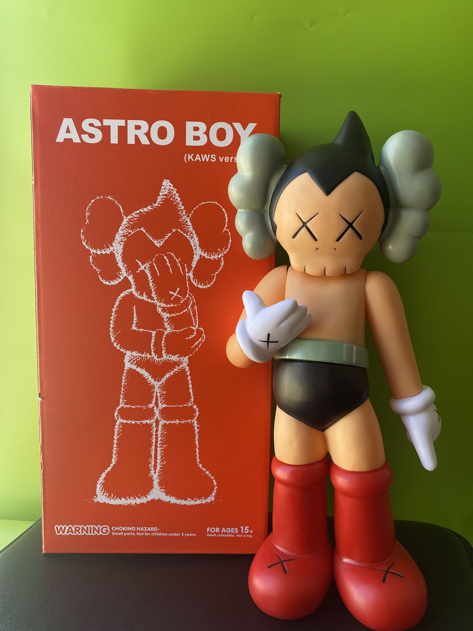 KAWS Astro Boy (2012) - Medicon Toy - Red (14.5 inch Tall)