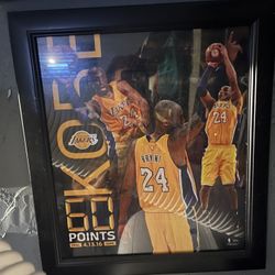 Kobe Bryant 60 Point Game Poster