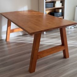 Handmade Solid Birch & Douglas Fir Dining / Craft Table - 74"L x 39"W x 32"H