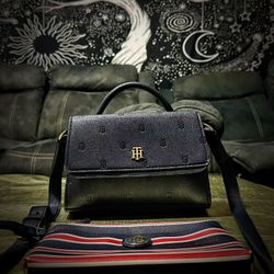 Tommy Hilfiger Crossbody Purse And Clutch Wallet