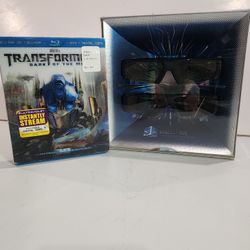 3D GLASSES + TRANSFORMERS BLURAY BUNDLE!! NEW!!