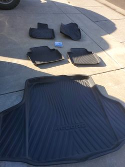 18-22 HONDA ACCORD ALL-SEASON FLOOR MATS & TRUNK MAT GENUINE 08P17-TVA-110 OEM