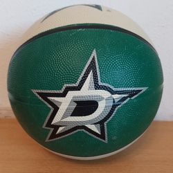 🏀🏒 Dallas Stars White / Green Basketball 🏀 🏒