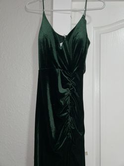 Green Velvet Gown 