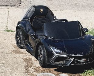 Black 12V ride on Lamborghini