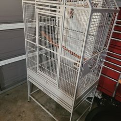 Bird Cage and Bird Stand 
