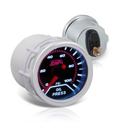 Universal JDM Sport 2" / 52mm Analog Oil Pressure Gauge
