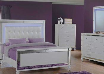 7pc Bedroom Designer King