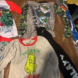 6pair Of Pajamas Size 6/7 