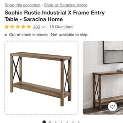 Target Rustic Entry/ Console Table 