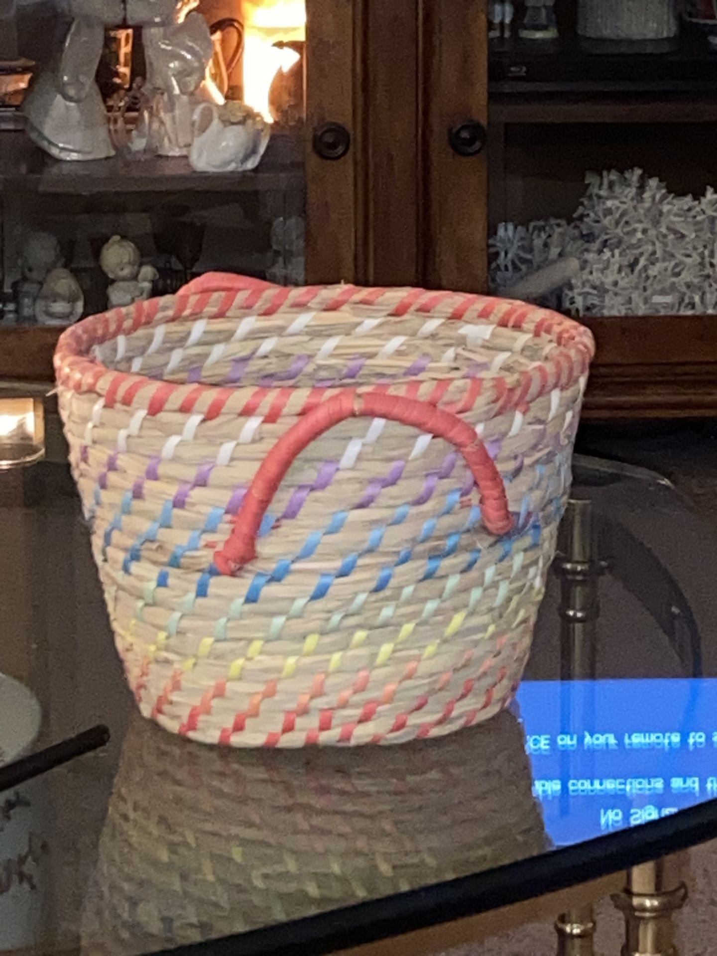  Colorful Straw Basket