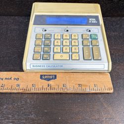 Vintage working calculator - Royal D330 (2) business calculator