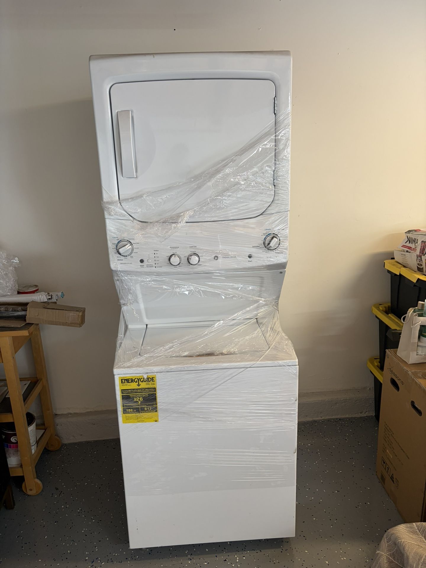 GE Electric Stackable Washer/Dryer