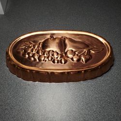 Old Dutch Copper Fruit Pan