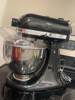 Kitchen aid artisan stand mixer, black