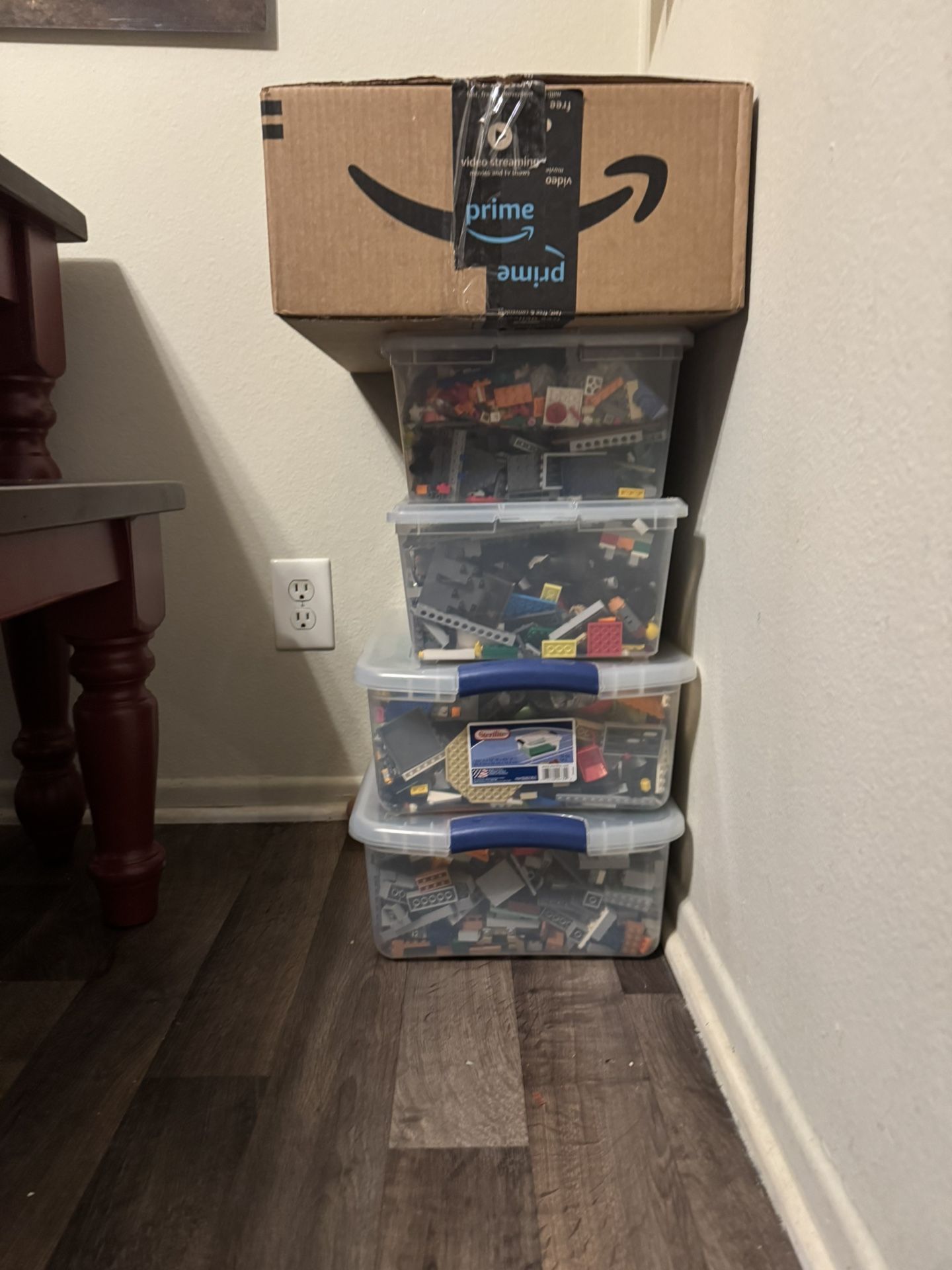 Lego Bricks And Instruction Manuals