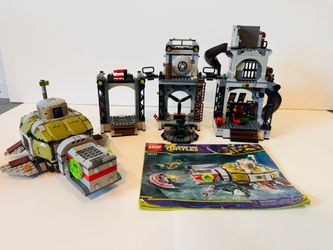 LEGO TMNT Lot - 79117 Turtle Lair & 79121 Turtle Sub (Builds Only, No Minifigures)