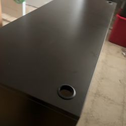 Alera Espresso Credenza shell desk