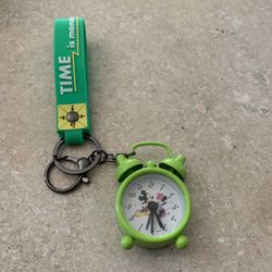Mickey' mouse   alarm clock Keychain 