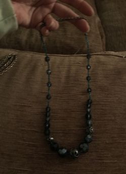 Blue necklace