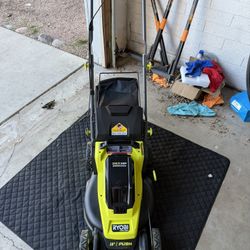 RYOBI ONE+ HP 18V 16” Brushless Lawn Mower (Tool Only or w/ Battery)