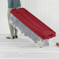 🟥 NEW Extra-Large Heavy-Duty Storage Bin with Lid 🟥200 Quarts