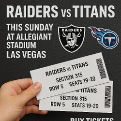 Raiders vs Titans