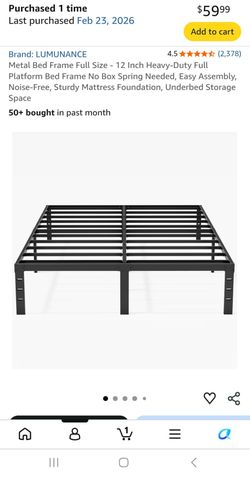 Bed frame full