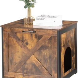 End Table/Cat Litter Box Enclosure