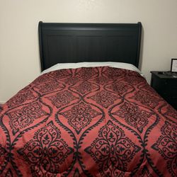 Bed With Bed Frame And Dresser