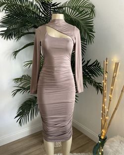 Brown Midi Dress