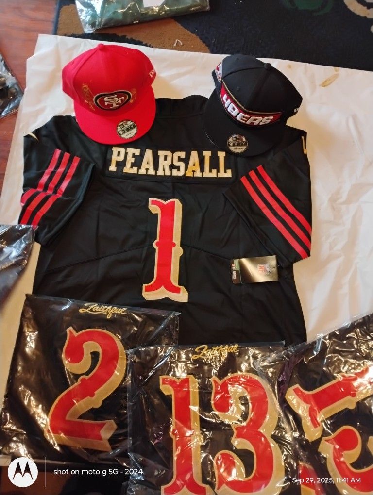 49ers Jerseys.. Stitched.. Size L.Xl.2X