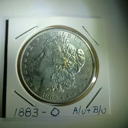 1883 O Morgan Silver Dollar 
