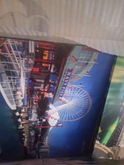 Wal decor from canvas world only unwrapped for a day never used then wrapped up and stored
