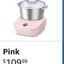 Electric Dough Maker, 5.2 Quarts, 304 Stainless Steel Bowl, Portable Lightweight Electric Kitchen Mi