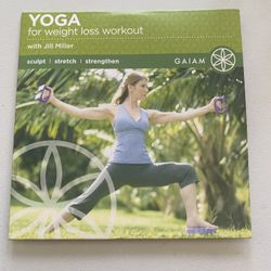 GAIAM Yoga DVD, Weight loss workout, Sculpt, Stretching, Strength, GREAT DVD !