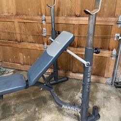 Adjustable Bench Press / Squat Stand 